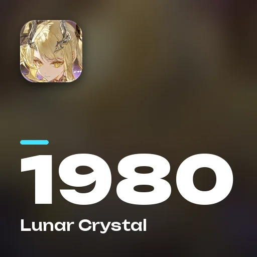 1980 Lunar Crystal
